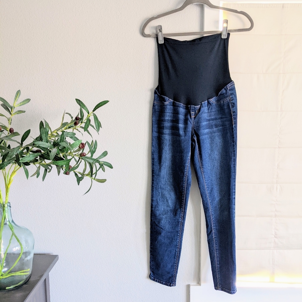 1822 Denim 24" Cropped Maternity Skinny Jeans Stitch Fix